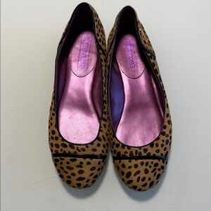 Coach Leopard Print Flats